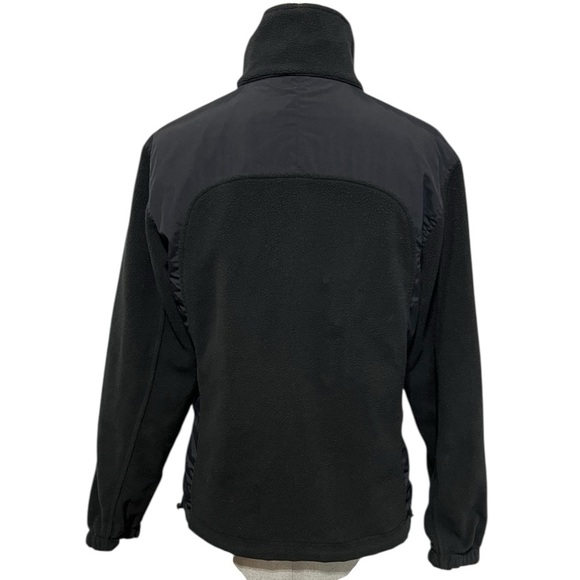 L.L. Bean Women's Black Full Zip Reversible Mixed Media Jacket With Pockets S - Picture 4 of 11